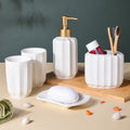 Seasalt White Bathroom Essentials Set Of 5 Nestasia