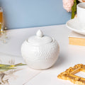 Serena White Truffle Floral Sugar Pot Small 200 ml Nestasia