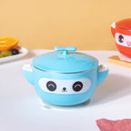 Tellytubby Stay Warm Steel Bowl With Suction Base Blue 300 ml Nestasia