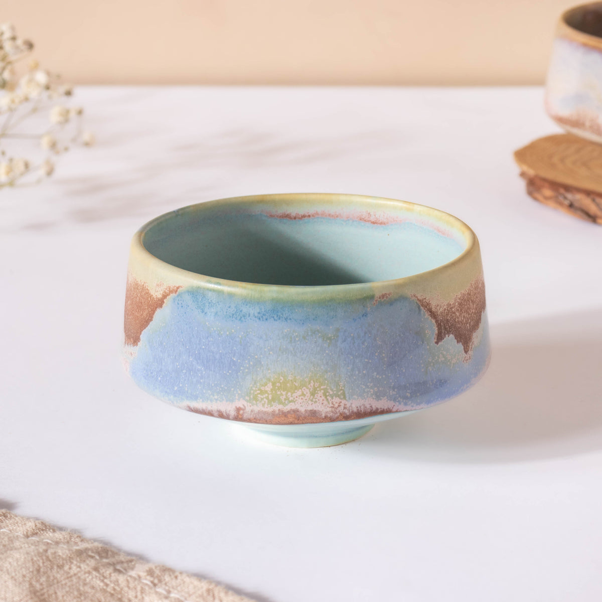 Small Blue Ombre Dip Bowl 100 ml Nestasia