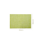 Crosshatch Green Placemat Set Of 6 Nestasia