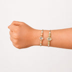 Crystal Simplistic Rakhi Gift Set Nestasia
