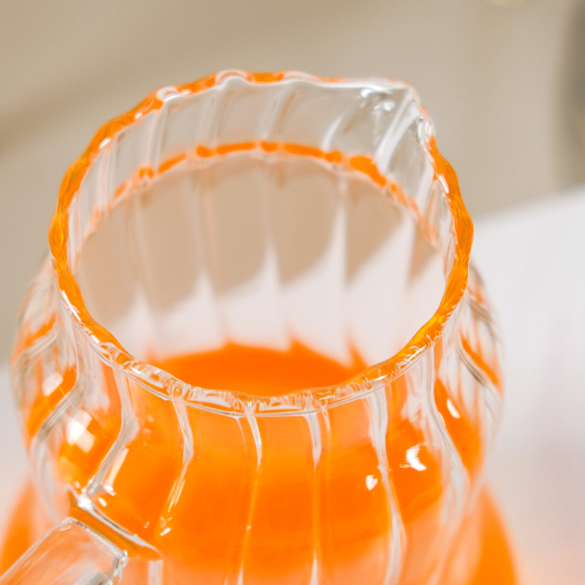 Tall Borosilicate Glass Jug 1950ml Nestasia