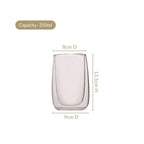 Juice Cooler Double Wall Glass Set Of 2 350ml Nestasia