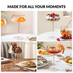 Crystal Gold Rim Cocktail Glass Set Of 2 320ml Nestasia