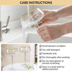 Crystal Gold Rim Cocktail Glass Set Of 2 320ml Nestasia
