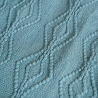 Teal Woven Throw Blanket Nestasia