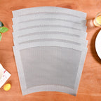 Curved Contemporary Placemat Set Of 6 Nestasia