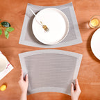 Curved Contemporary Placemat Set Of 6 Nestasia