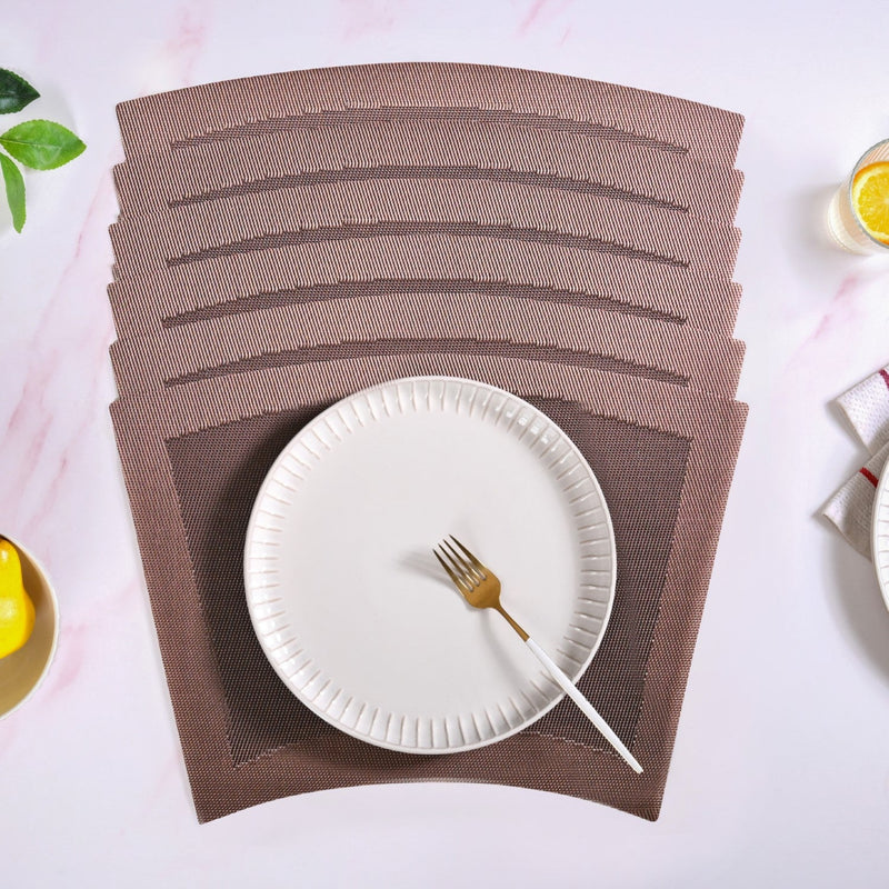 Curvy Dinner Table Mat Set Of 6 Nestasia