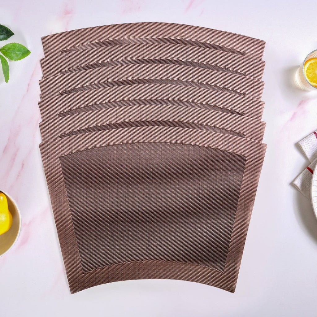 Curvy Dinner Table Mat Set Of 6 Nestasia