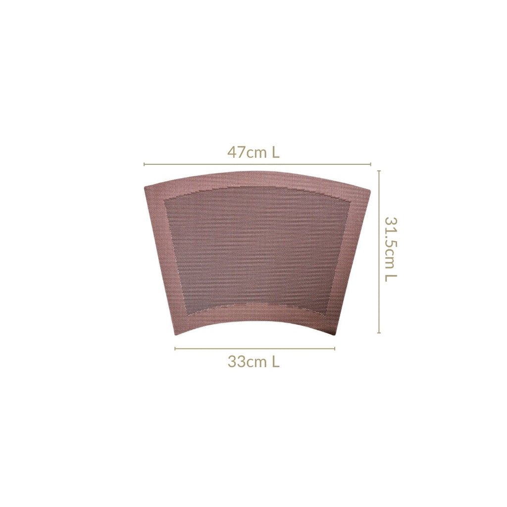 Curvy Dinner Table Mat Set Of 6 Nestasia