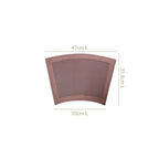 Curvy Dinner Table Mat Set Of 6 Nestasia