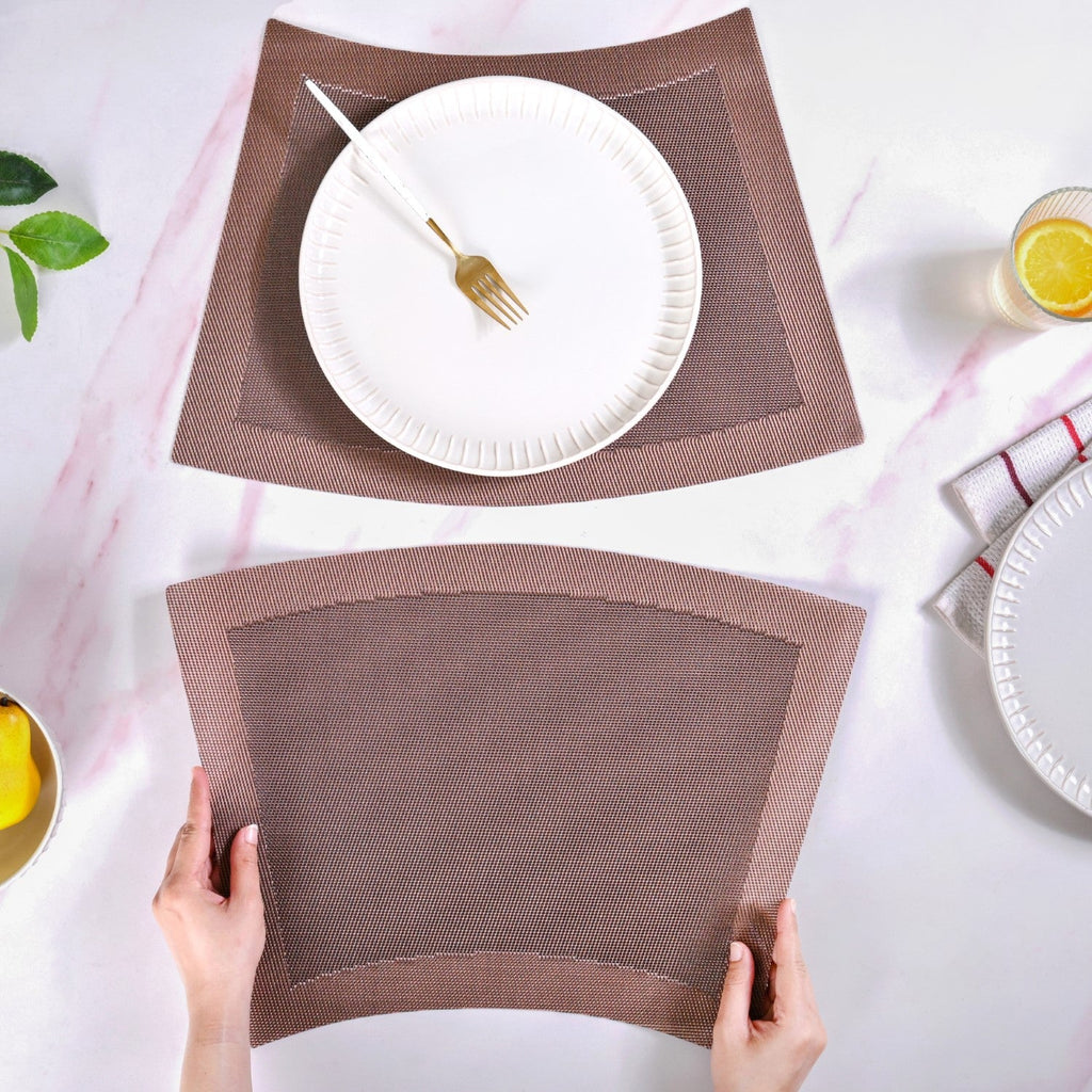 Curvy Dinner Table Mat Set Of 6 Nestasia