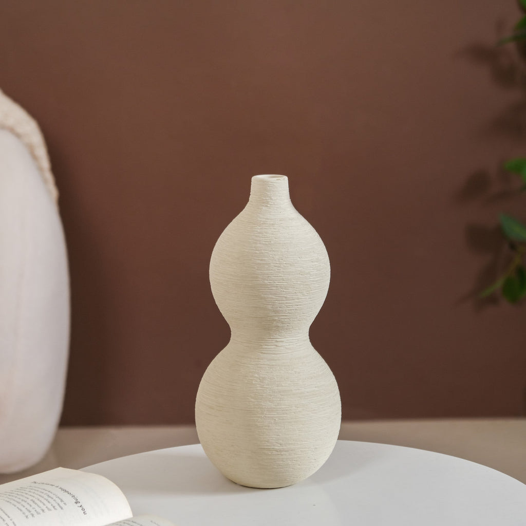 Gourd Matte Finish Flower Vase Nestasia