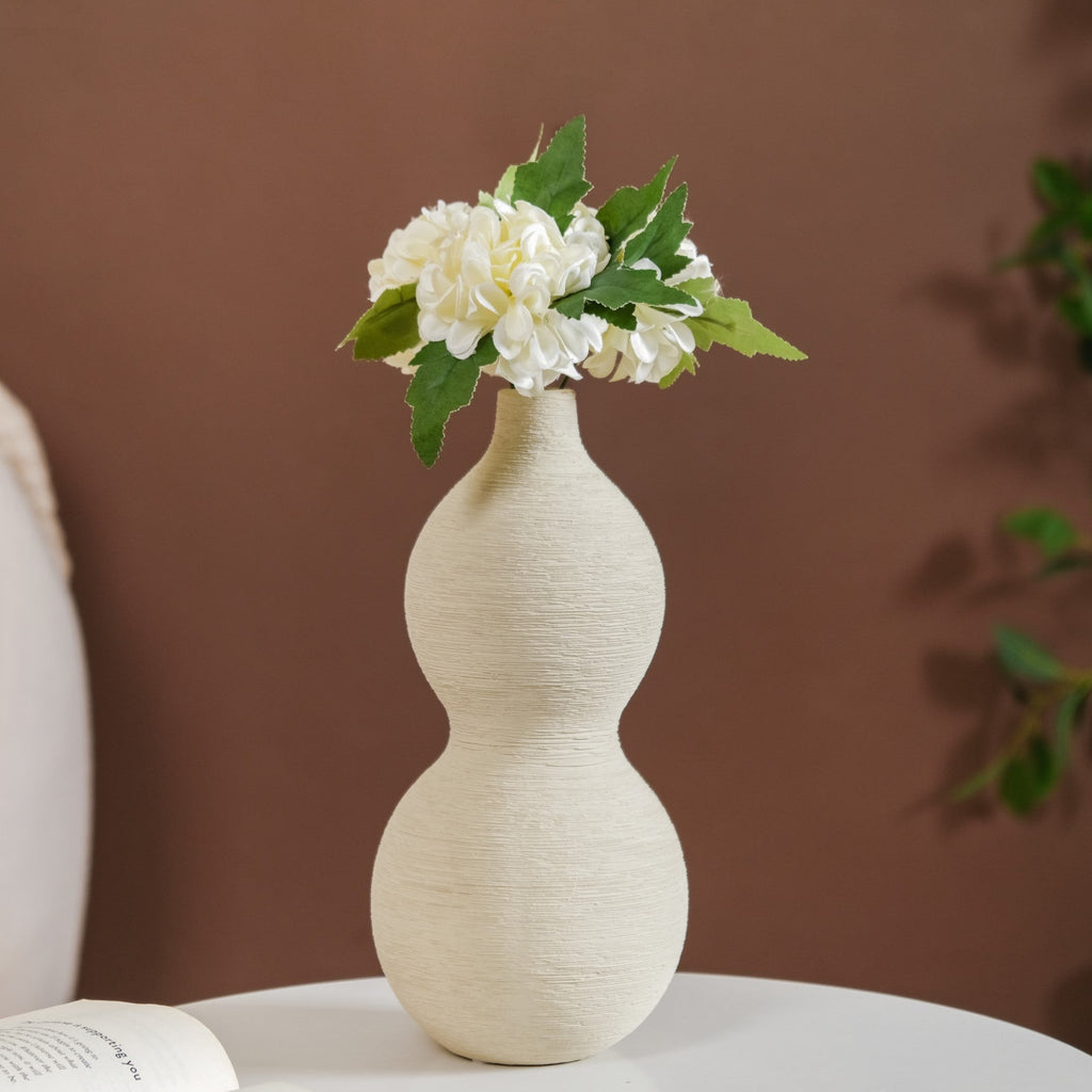 Gourd Matte Finish Flower Vase Nestasia