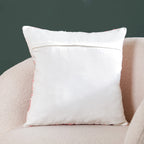 Soft Pink Embroidered Couch Cushion Cover 40x40 cm Nestasia