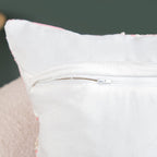 Soft Pink Embroidered Couch Cushion Cover 40x40 cm Nestasia