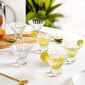 Cut Glass Ball Cocktail Glass Set Of 6 180ml Nestasia