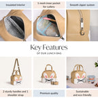Cute Bunny Leakproof Lunch Bag For Kids Nestasia