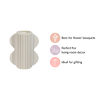 Mod Ceramic Vase With Ears Nestasia