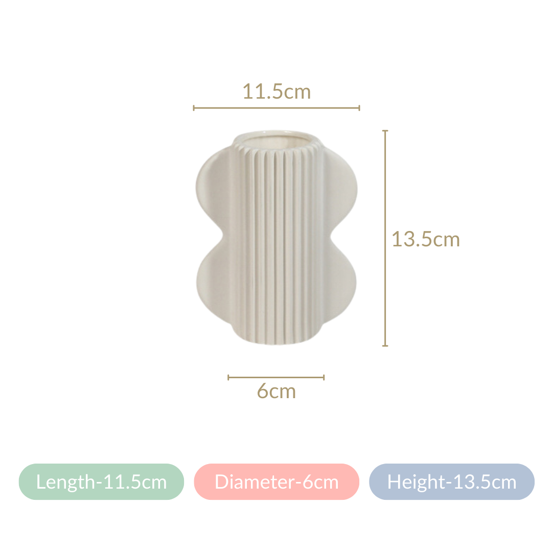 Mod Ceramic Vase With Ears Nestasia