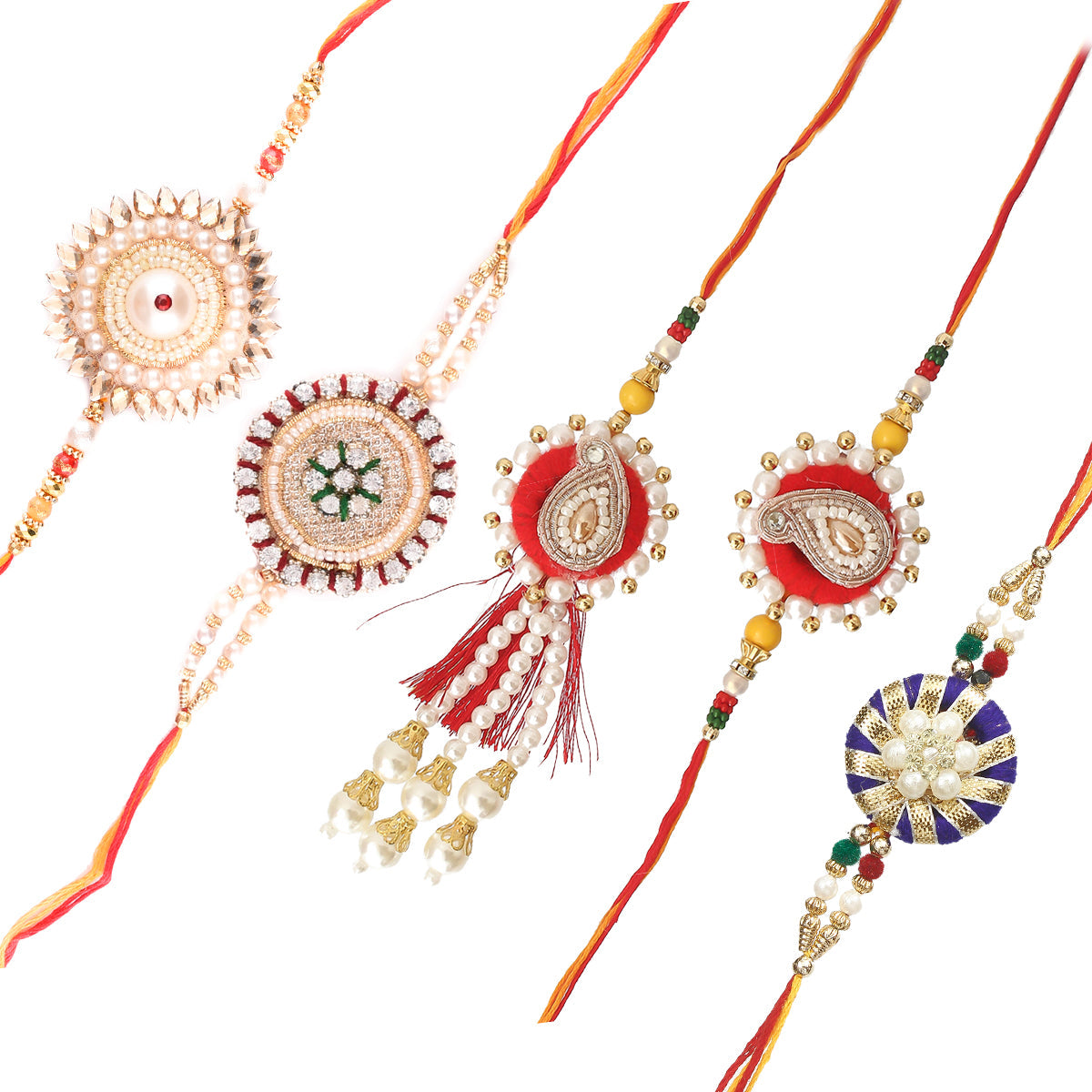 Pack of 5 Rakhis Kafalo