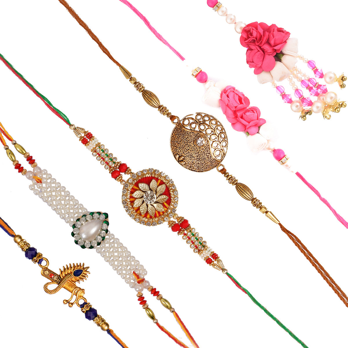 Pack of 6 Rakhis Kafalo