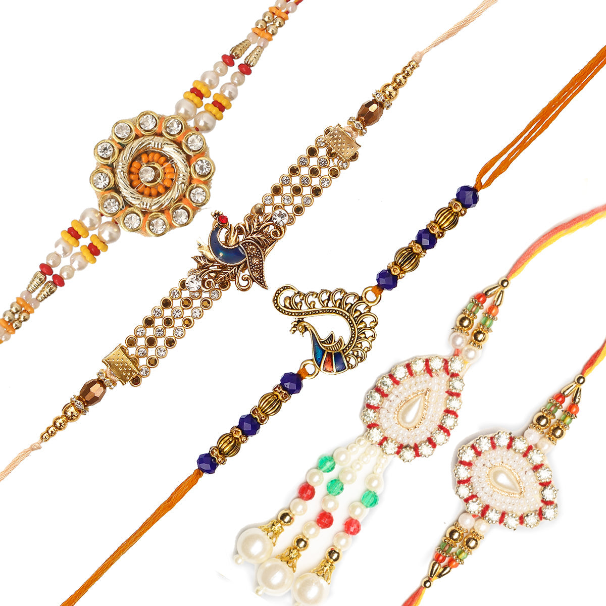 Pack of 5 Rakhis Kafalo