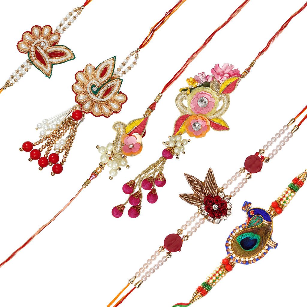 Pack of 6 Rakhis Kafalo