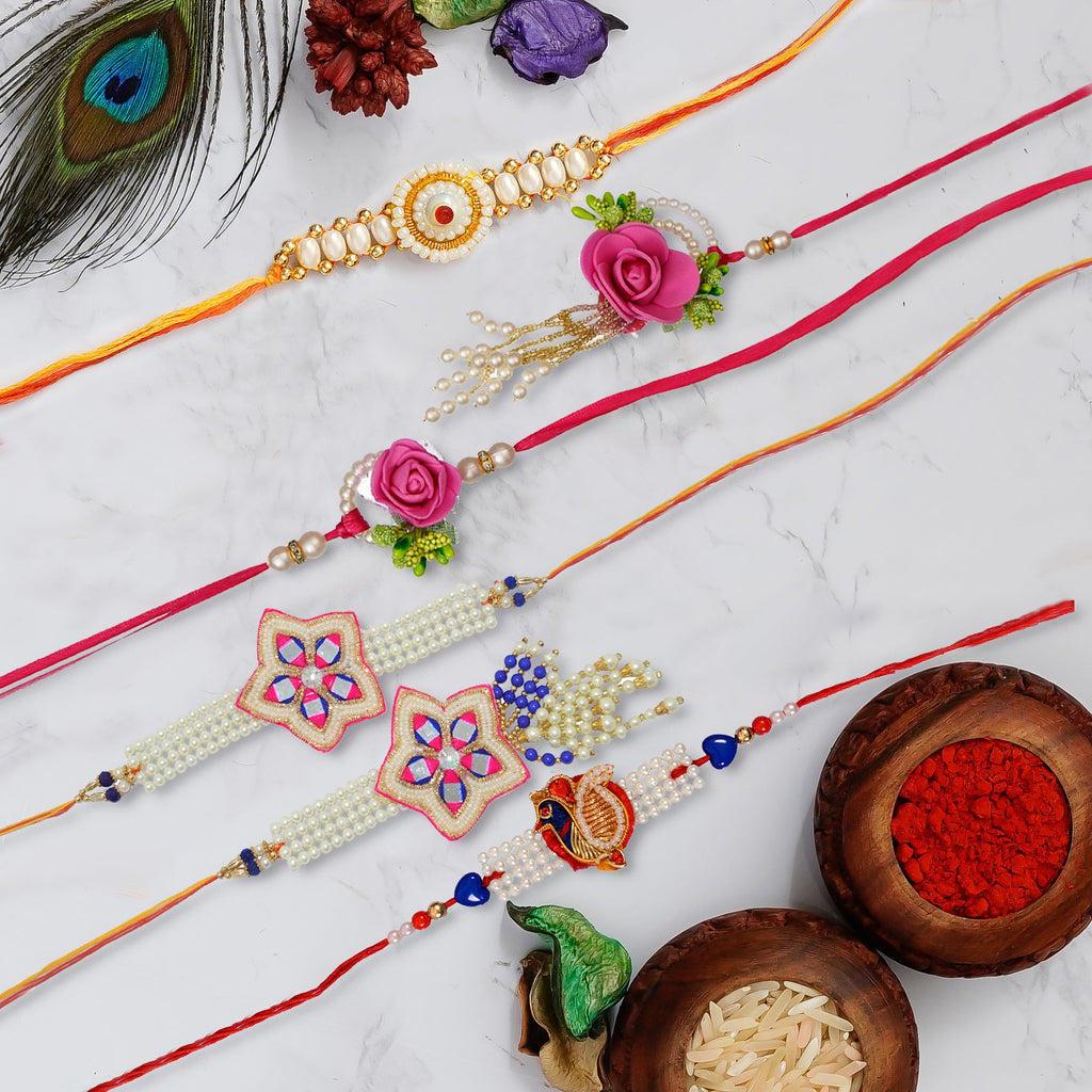 Pack of 6 Rakhis Kafalo