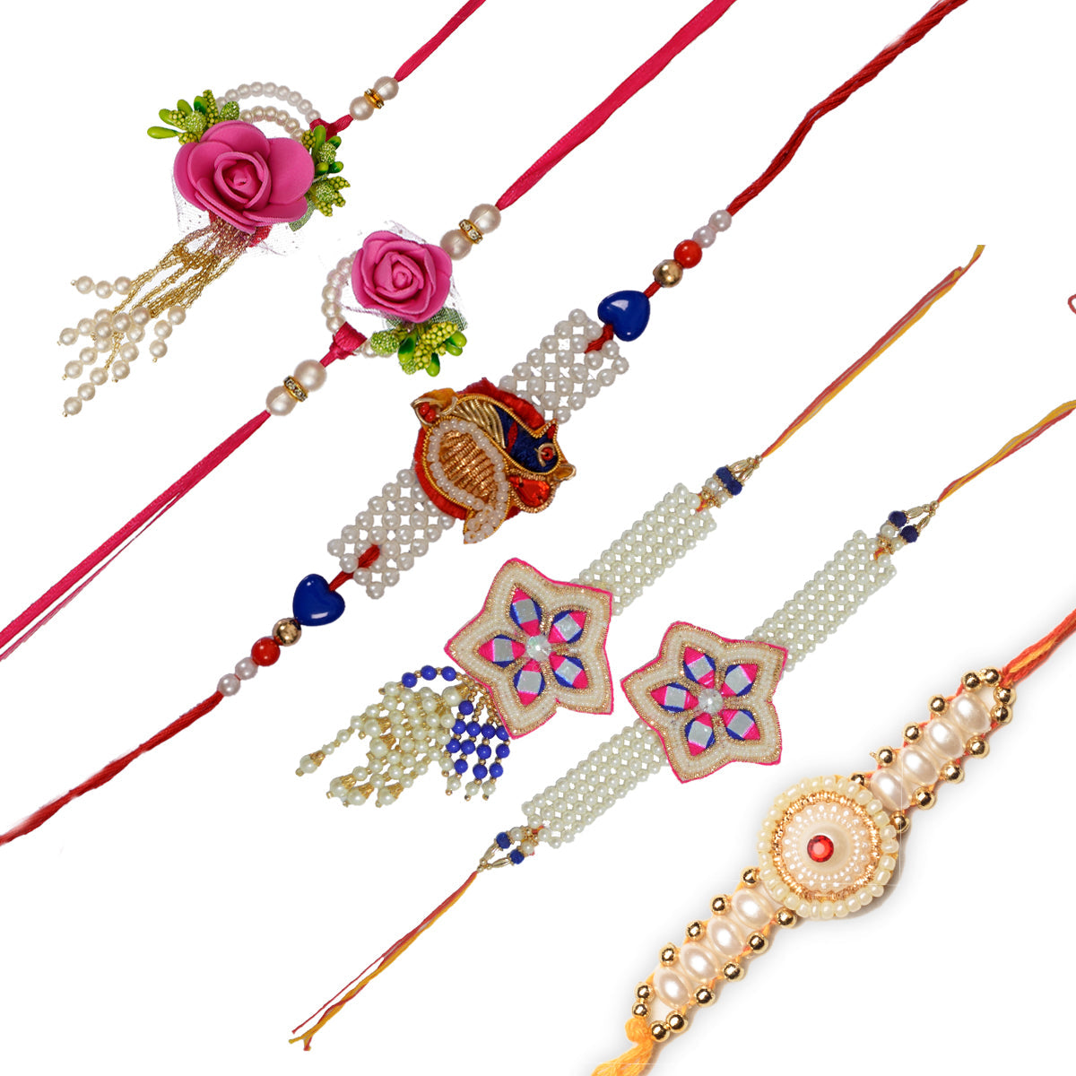 Pack of 6 Rakhis Kafalo