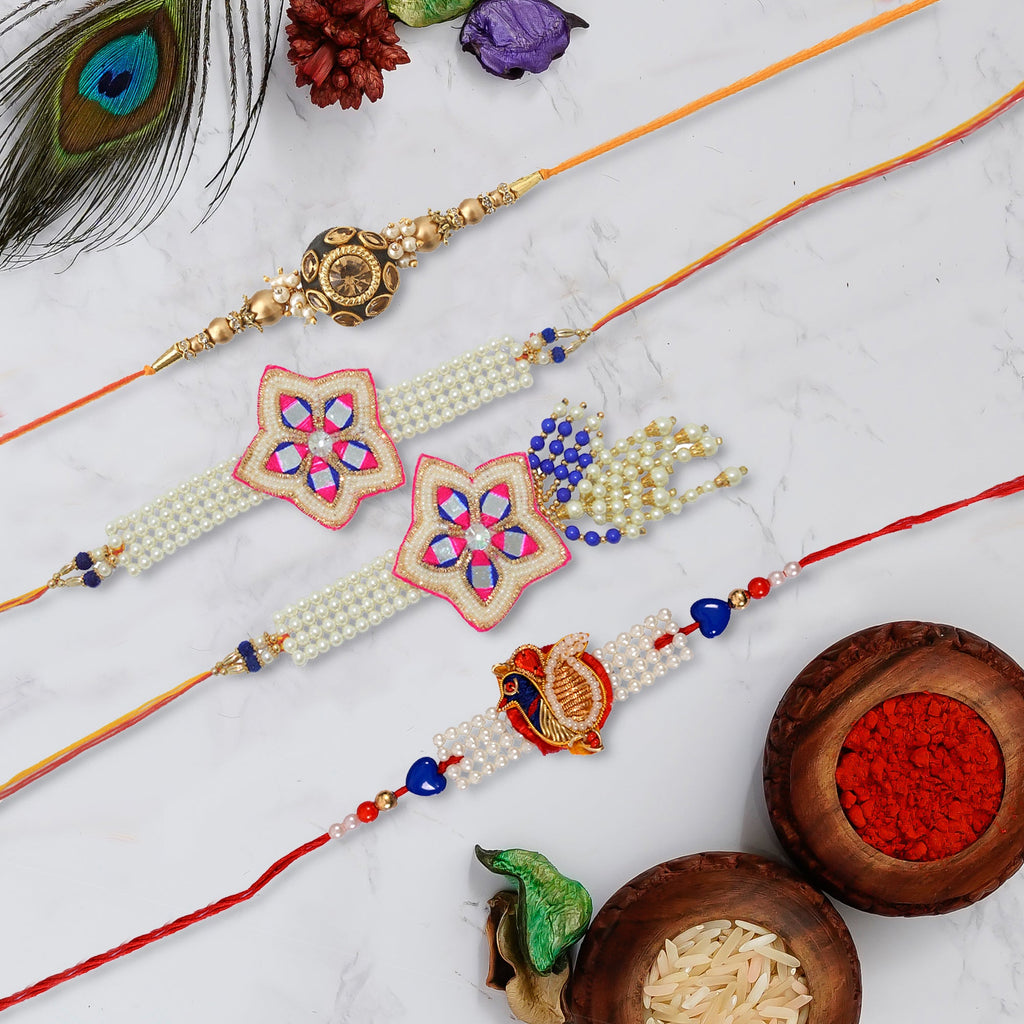 Pack of 4 Rakhis Kafalo