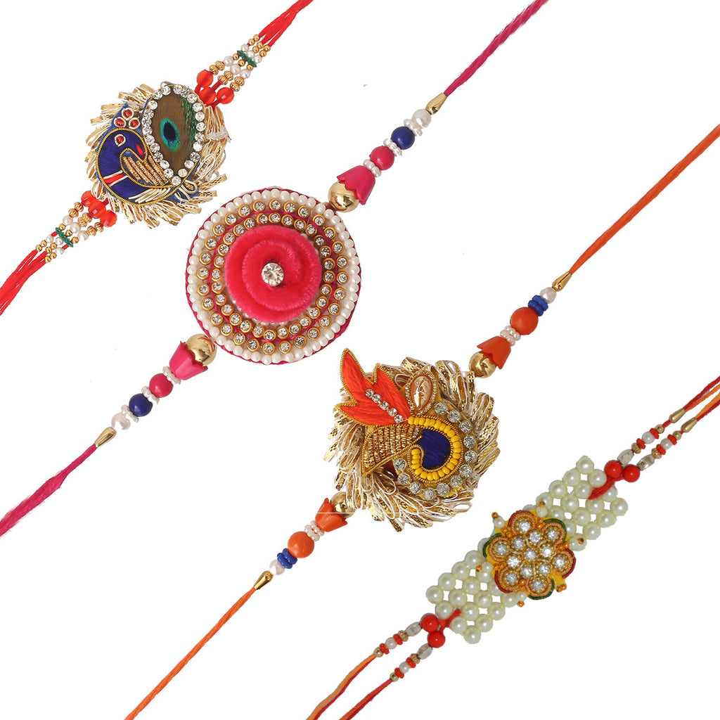 Pack of 4 Rakhis Kafalo