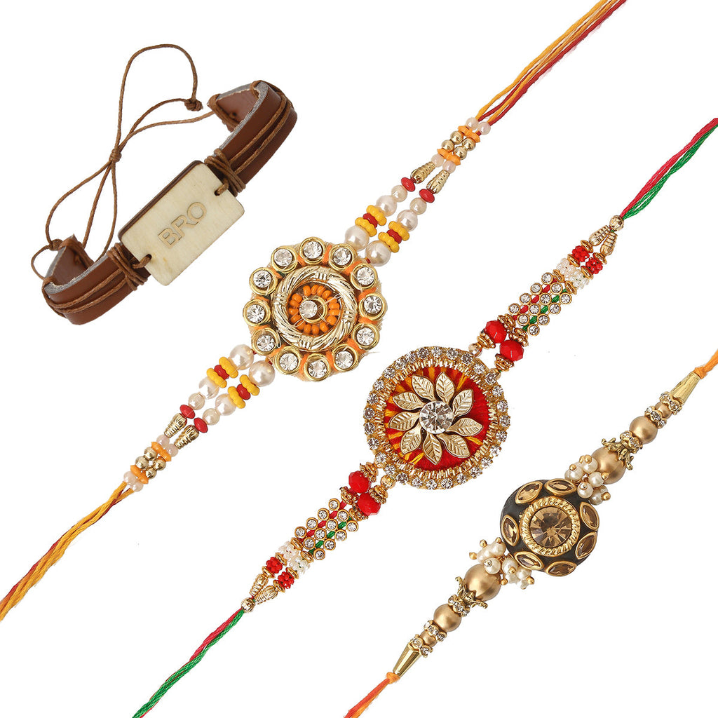 Pack of 4 Rakhis Kafalo