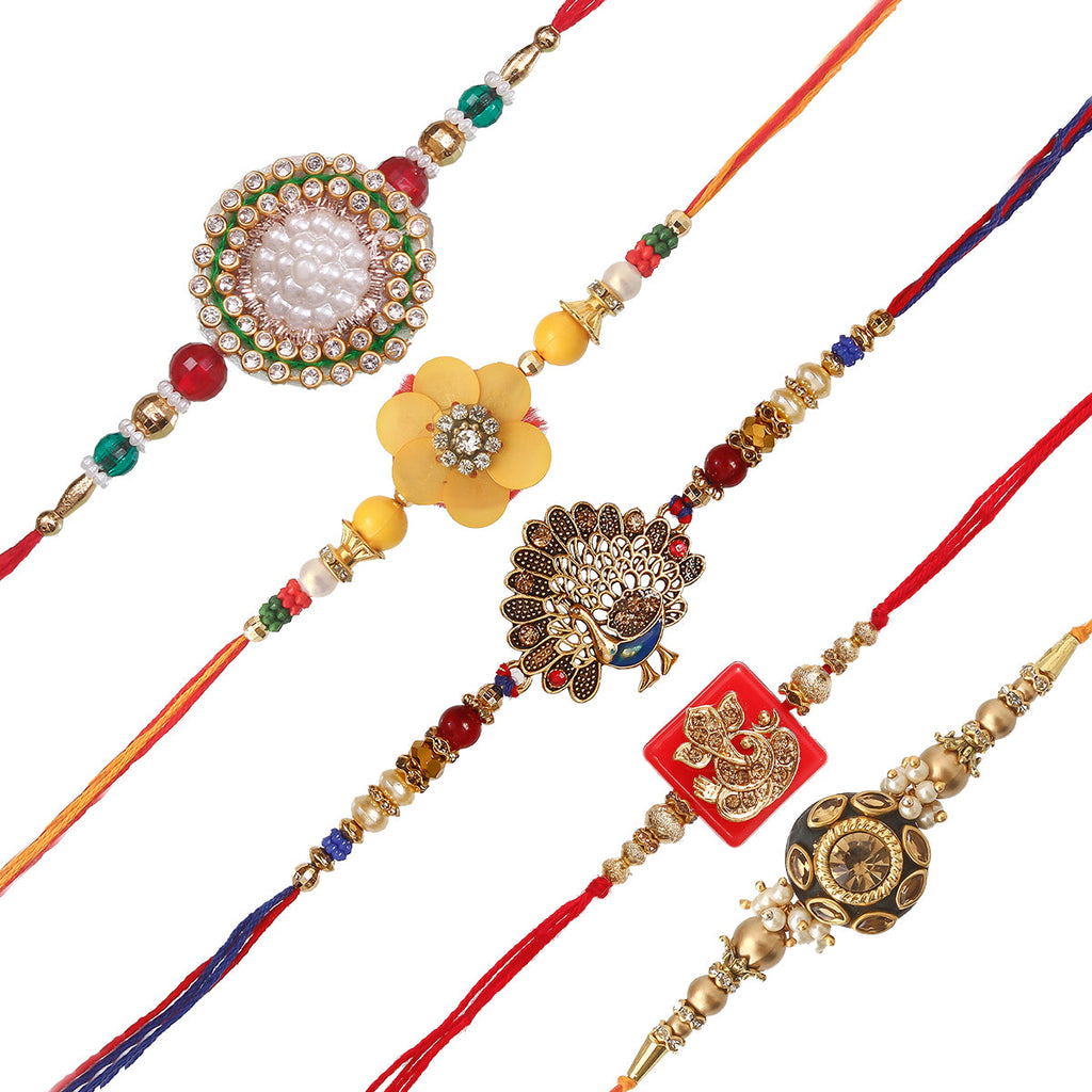 Pack of 5 Rakhis Kafalo