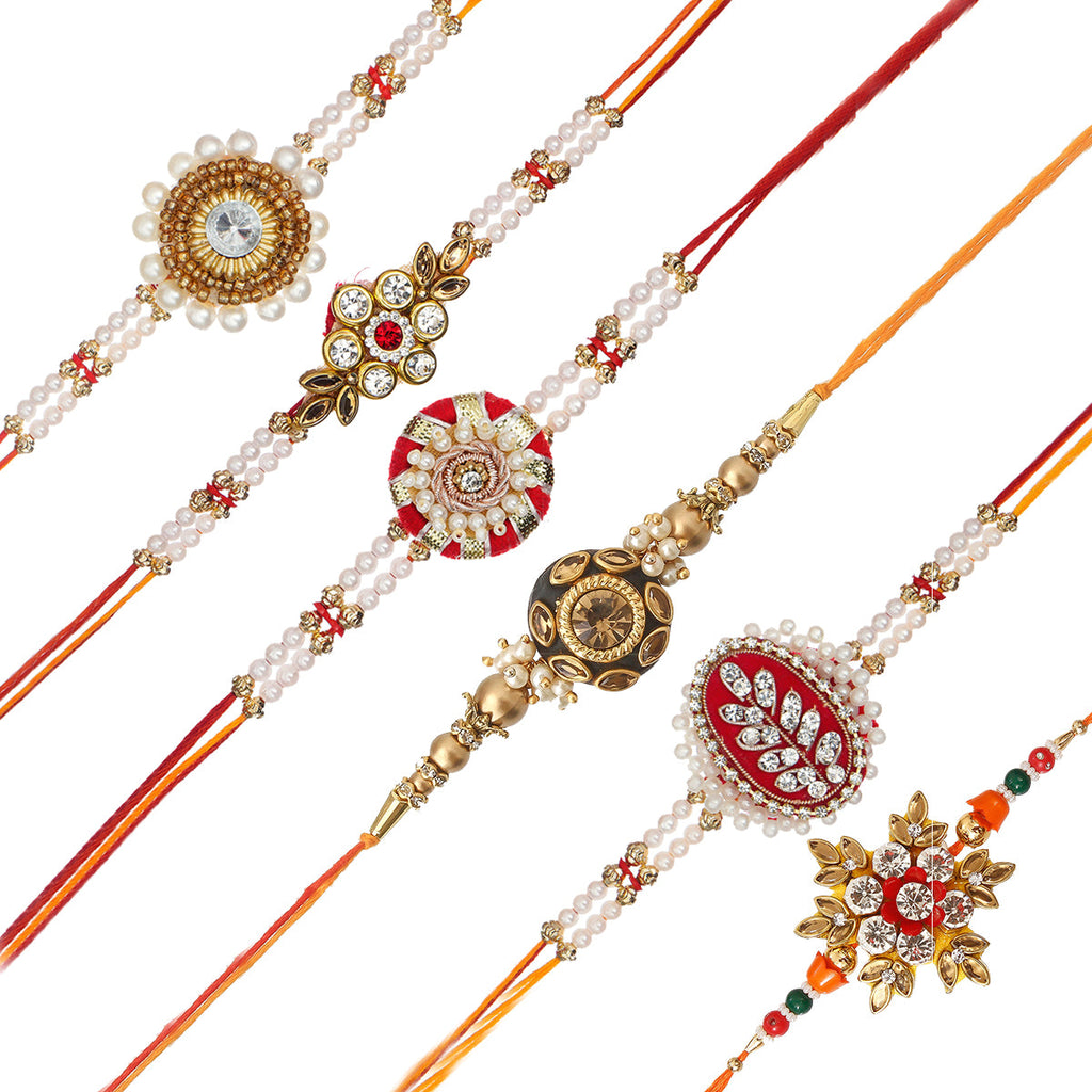 Pack of 6 Rakhis Kafalo