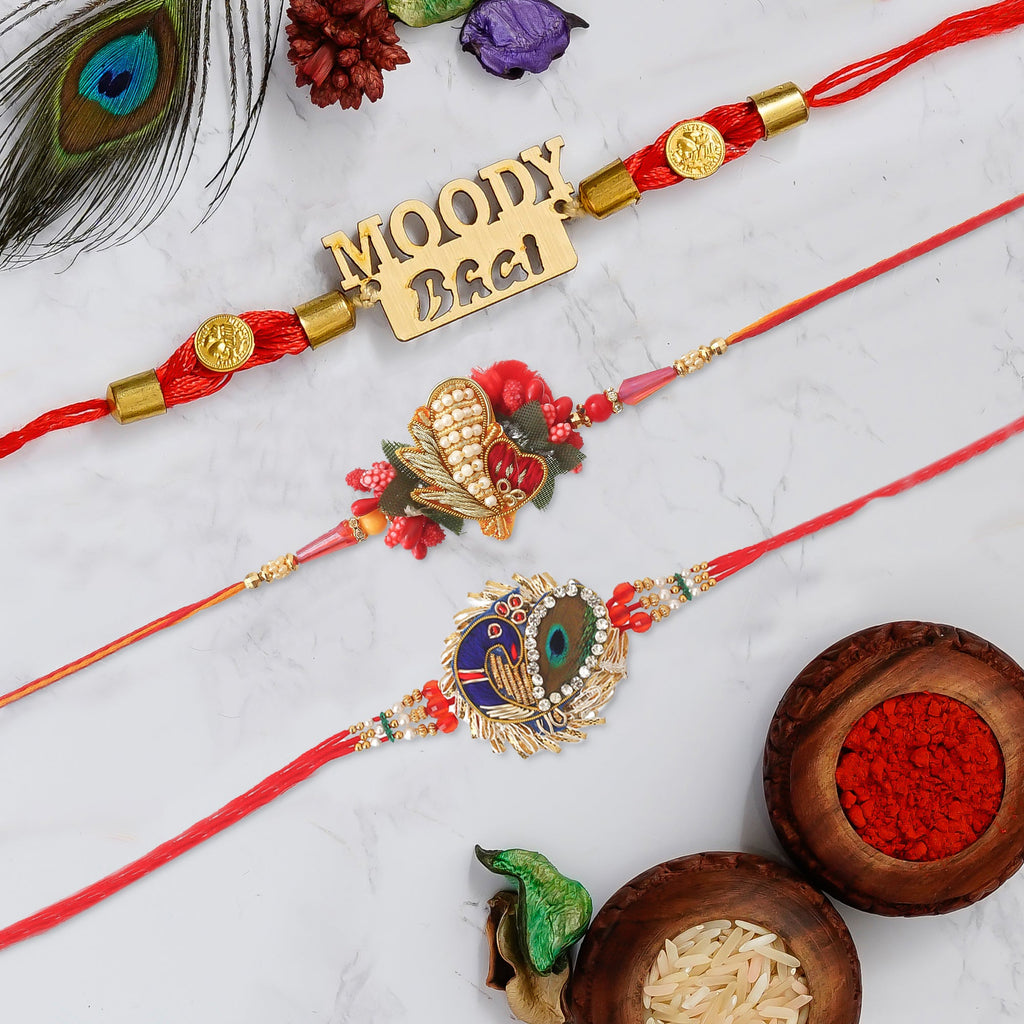 Pack of 3 Rakhis Kafalo