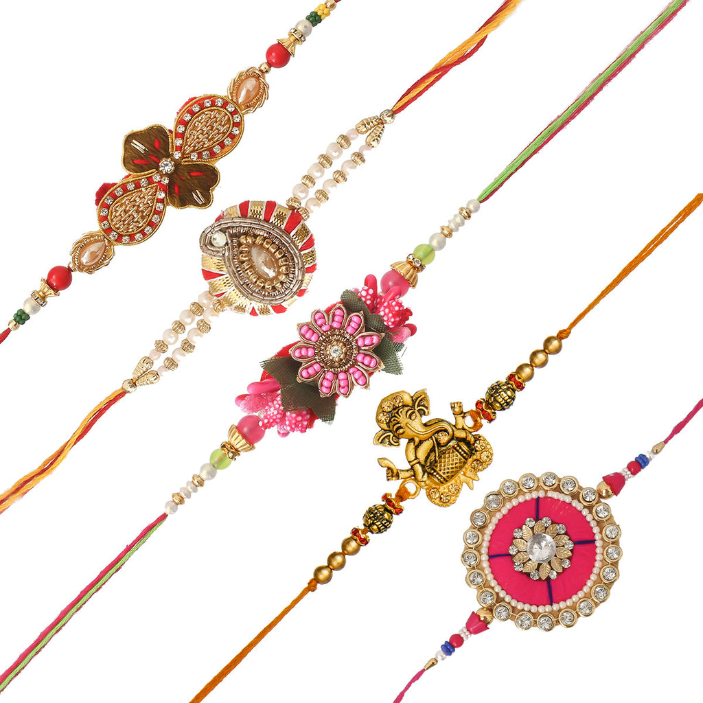 Pack of 5 Rakhis Kafalo