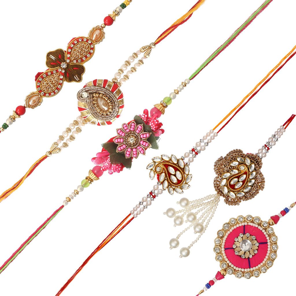 Pack of 6 Rakhis Kafalo