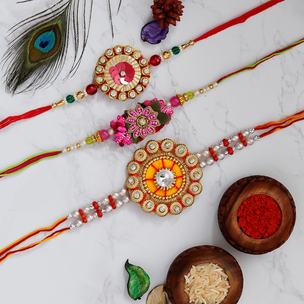 Pack of 3 Rakhis Kafalo