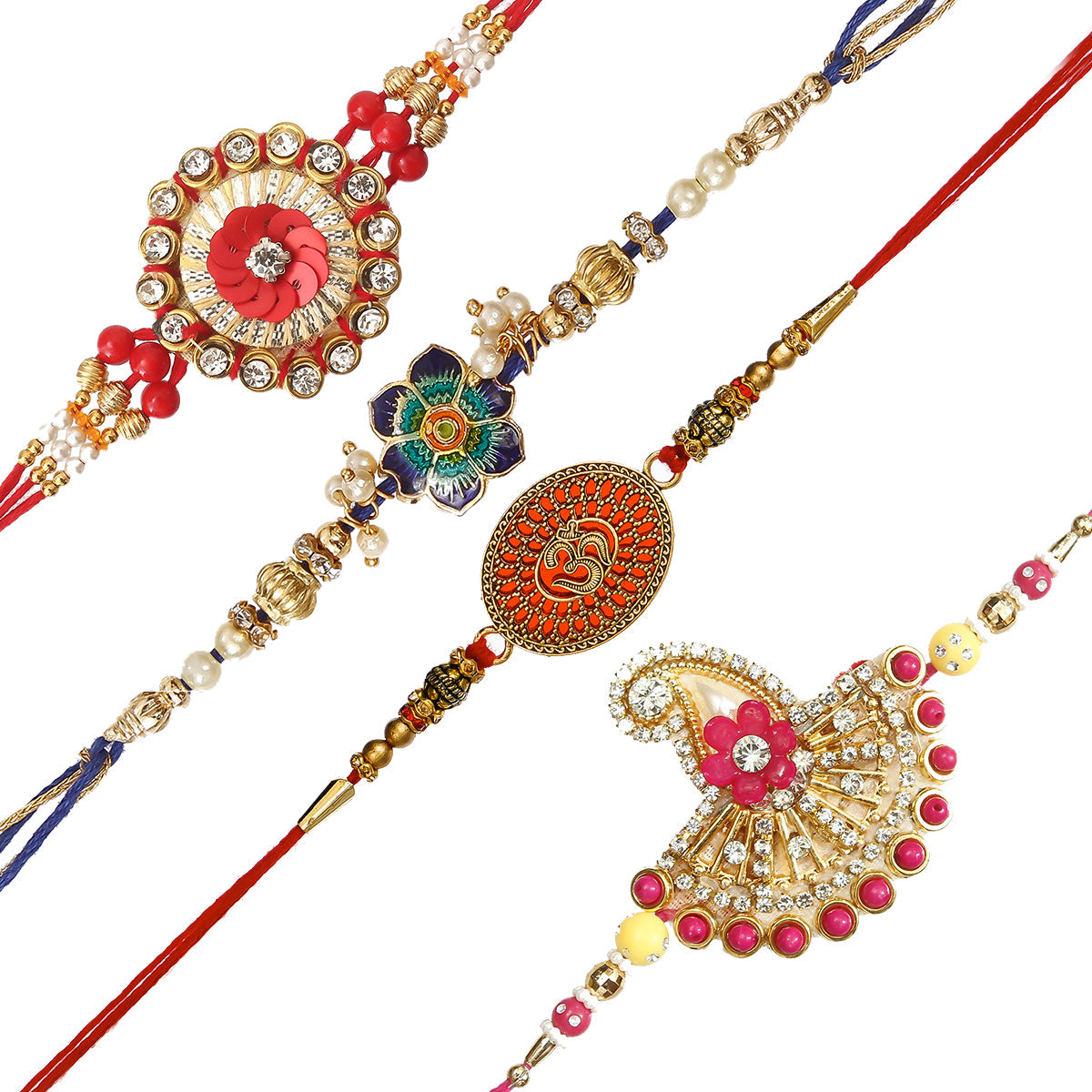 Pack of 4 Rakhis Kafalo