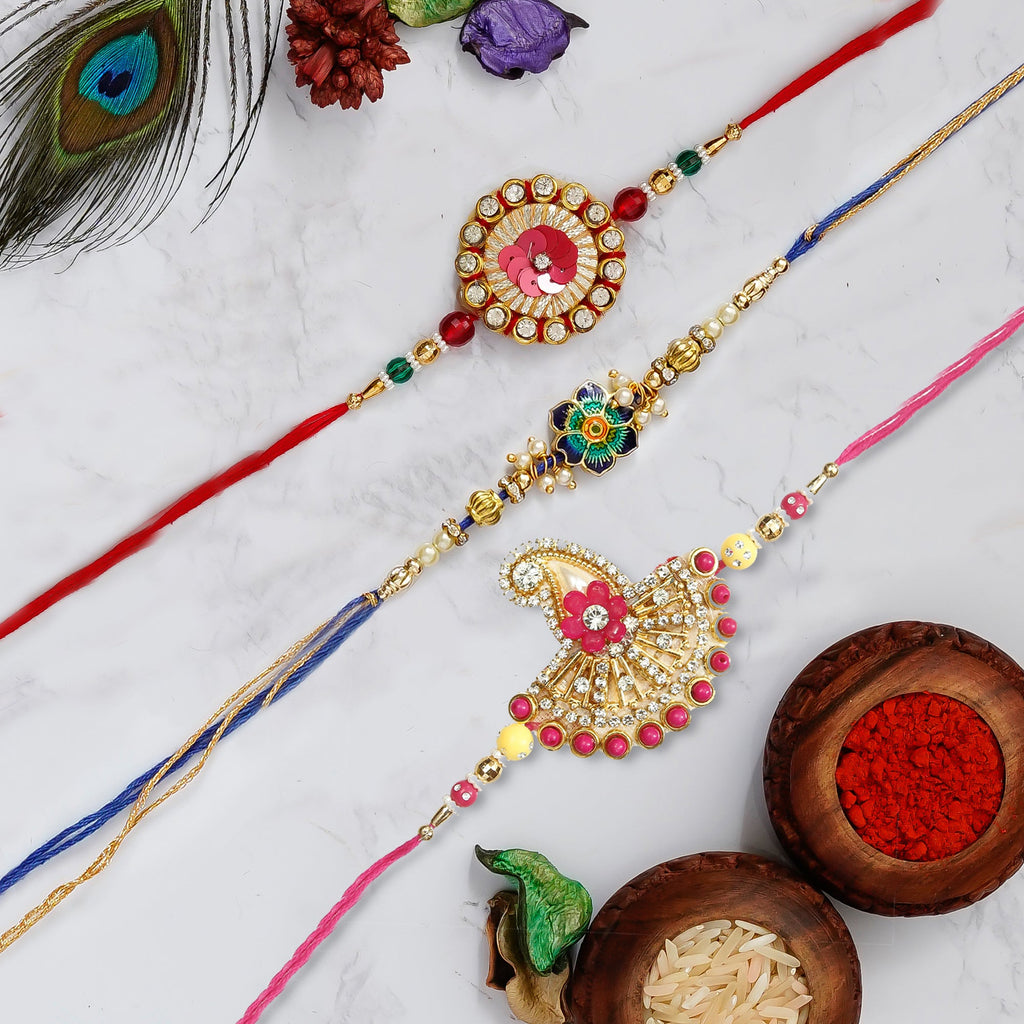 Pack of 3 Rakhis Kafalo