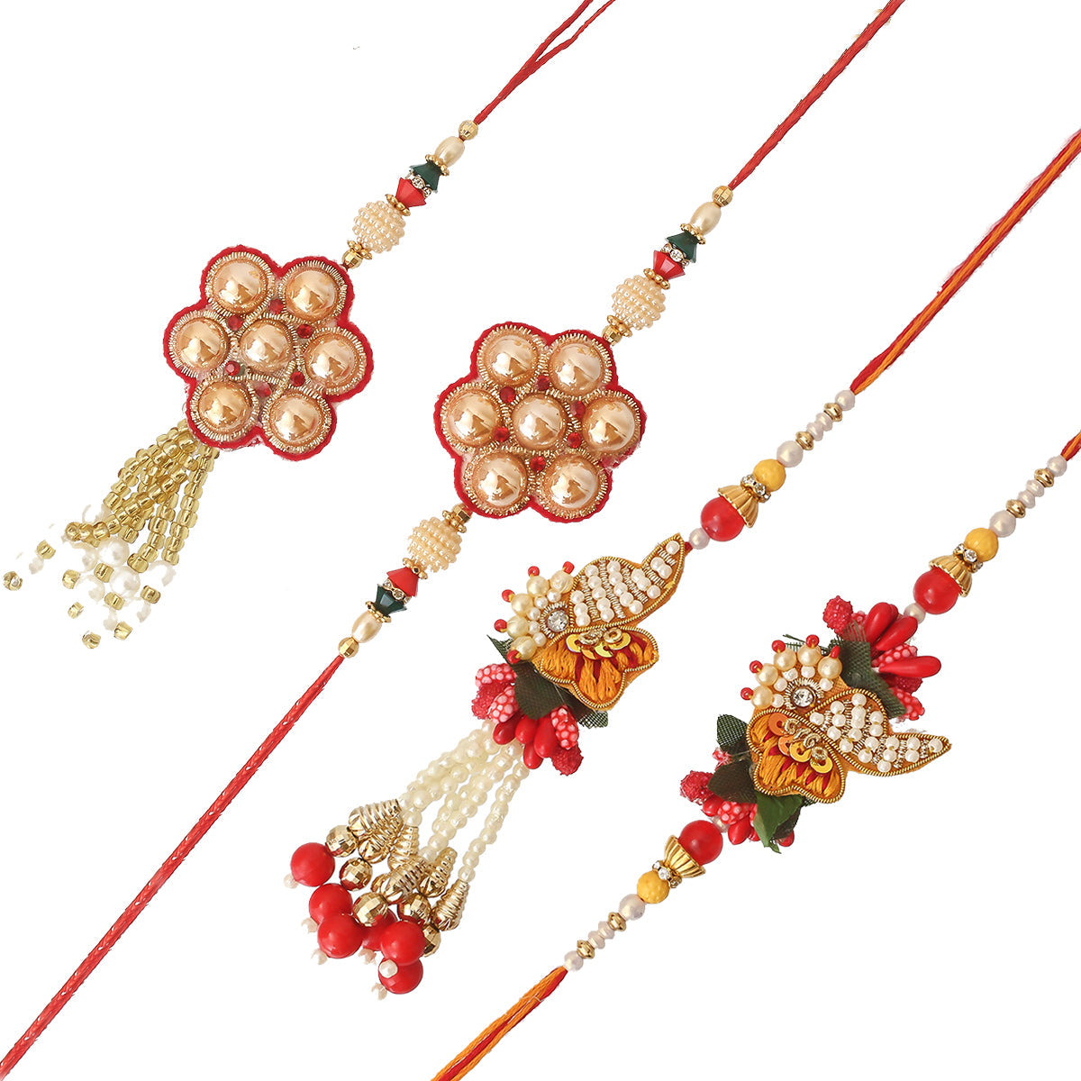 Pack of 4 Rakhis Kafalo
