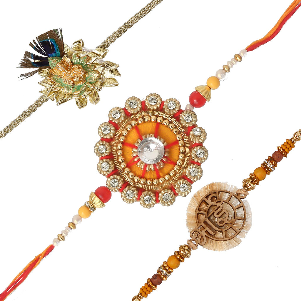 Pack of 3 Rakhis Kafalo
