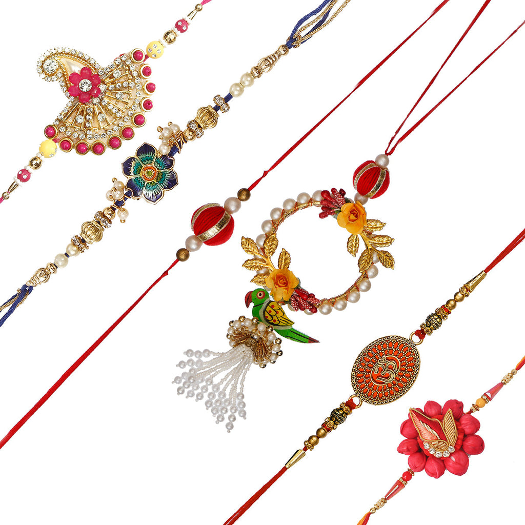 Pack of 6 Rakhis Kafalo