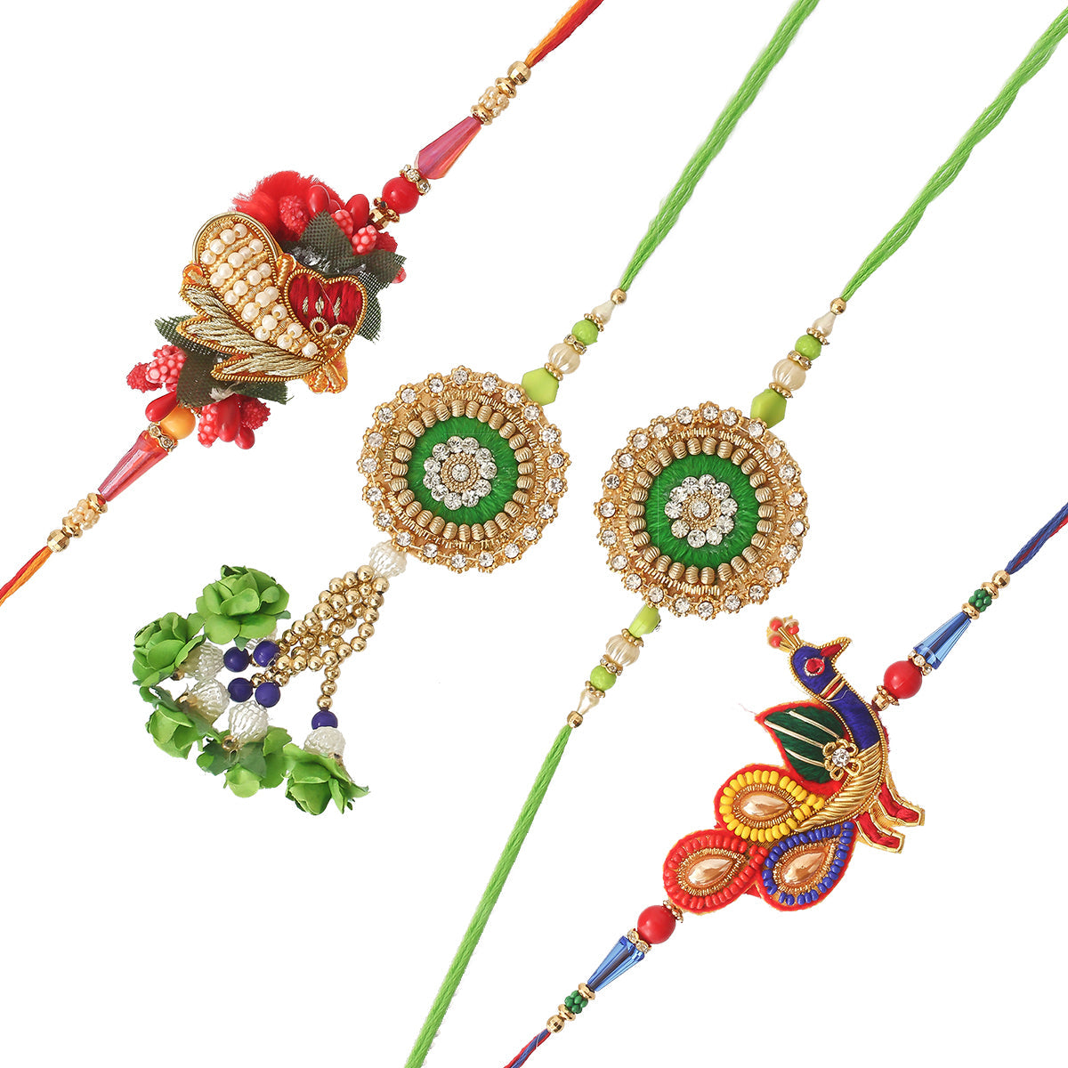 Pack of 4 Rakhis Kafalo
