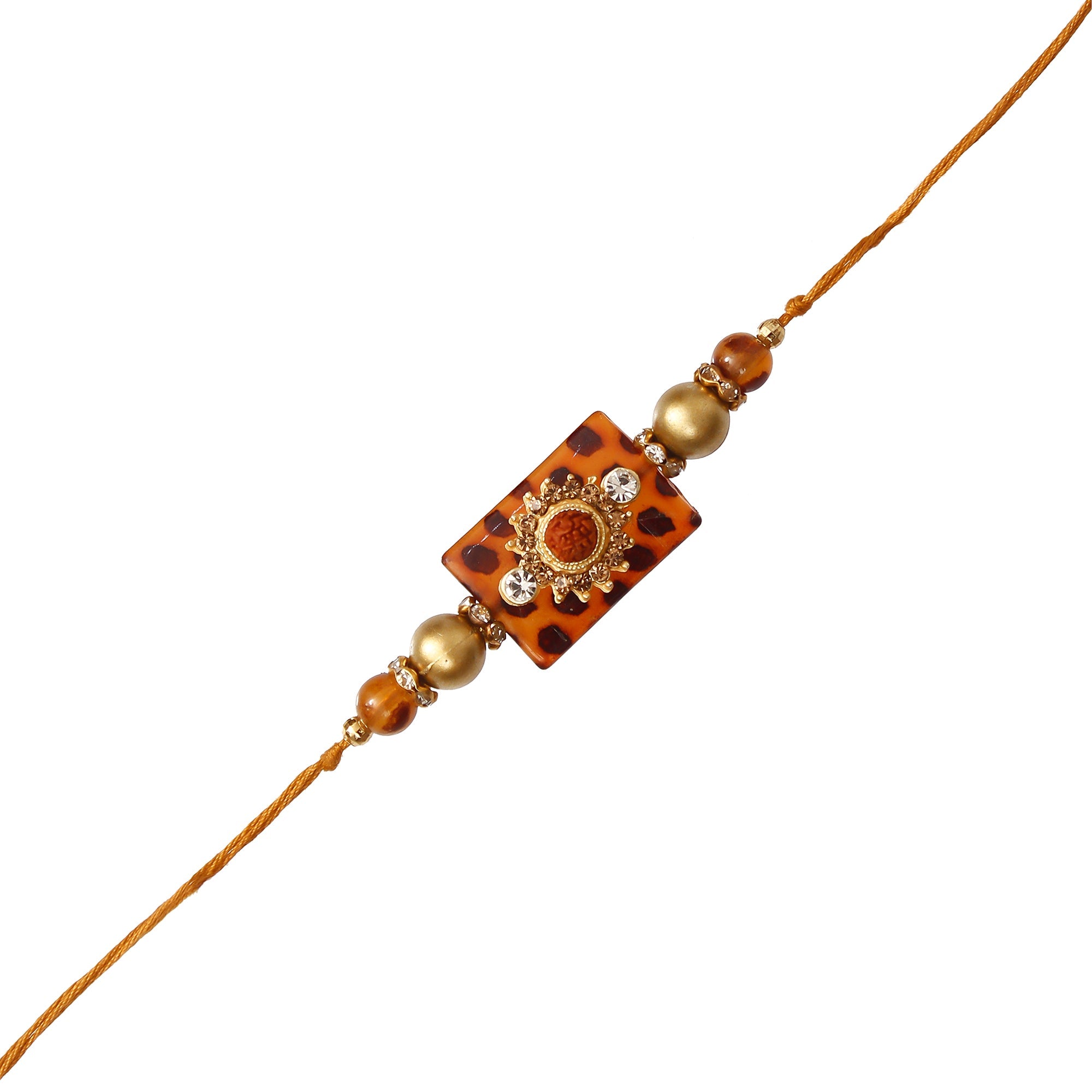 Stone Rudraksh Rakhi Kafalo