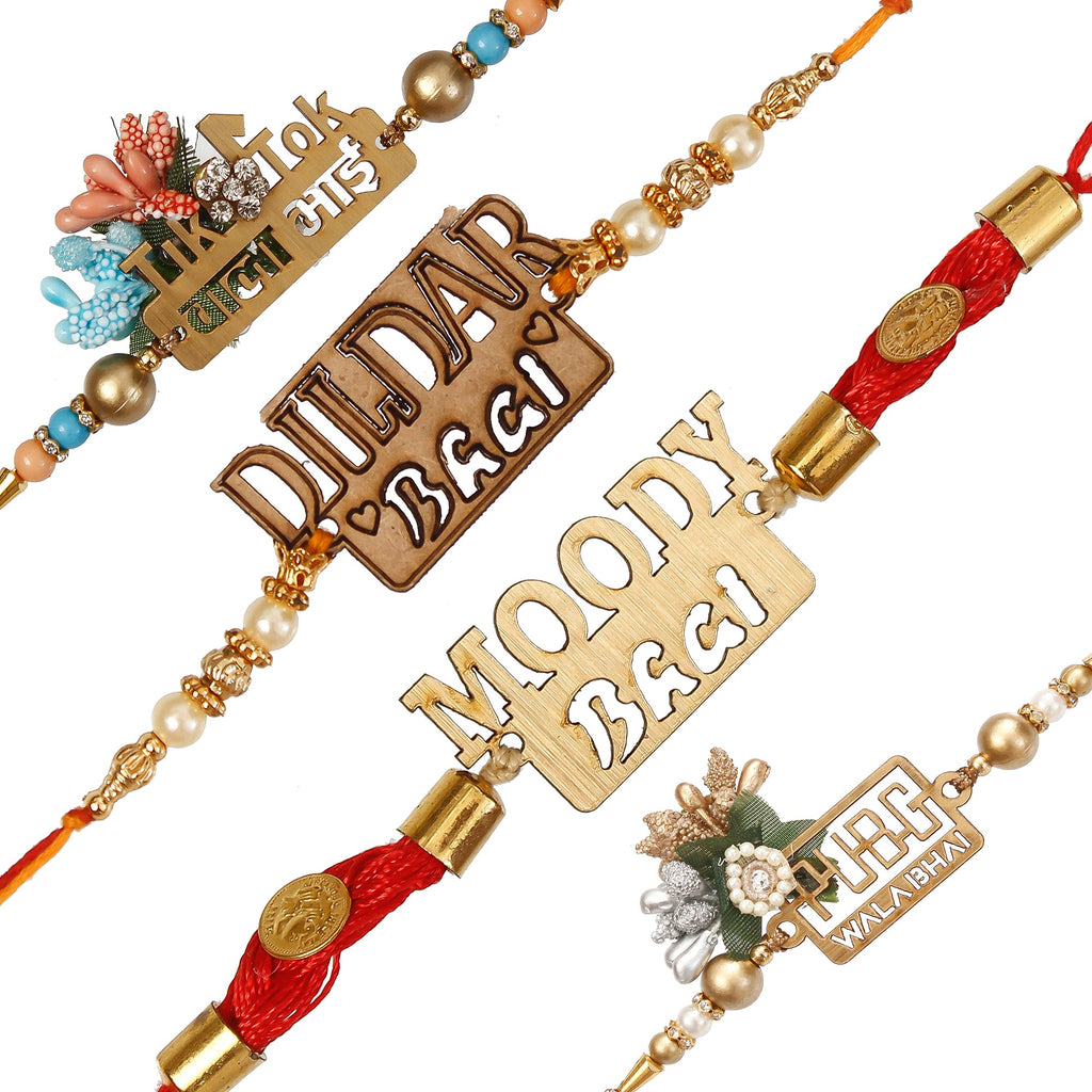 Pack of 4 Rakhis Kafalo