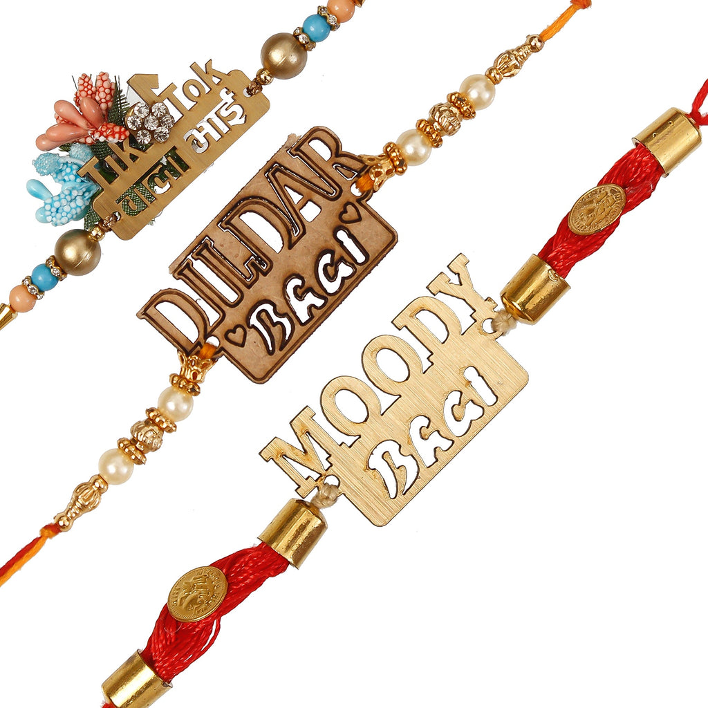 Pack of 3 Rakhis Kafalo